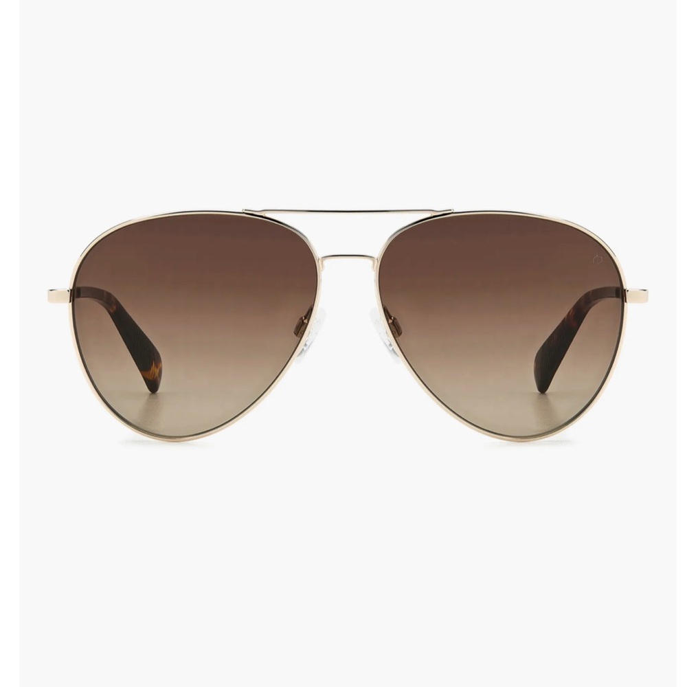 Rag and bone Gold Aviator Sunglasses